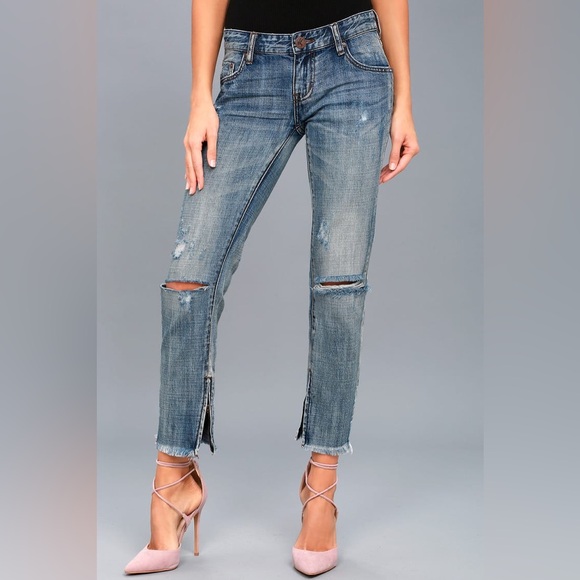 One teaspoon freebirds rigid skinny distressed size 26 light wash - Picture 14 of 14